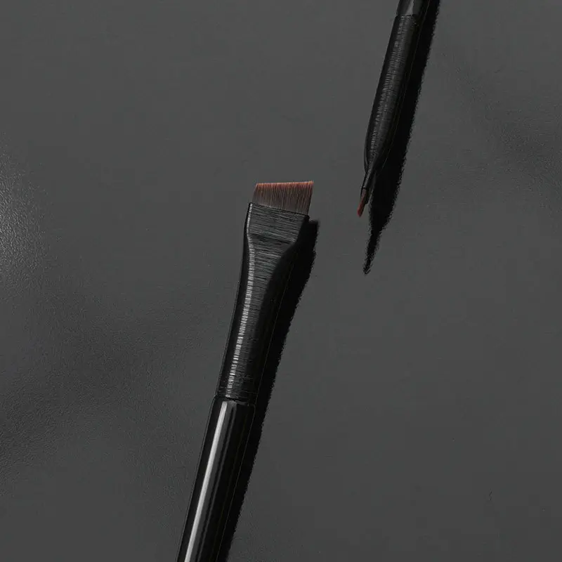 1pc Super Thin Angled liner Make up brush Eye brow Synthetic hair Makeup brushes Fine Eyebrow sharp cosmetic tools Professional