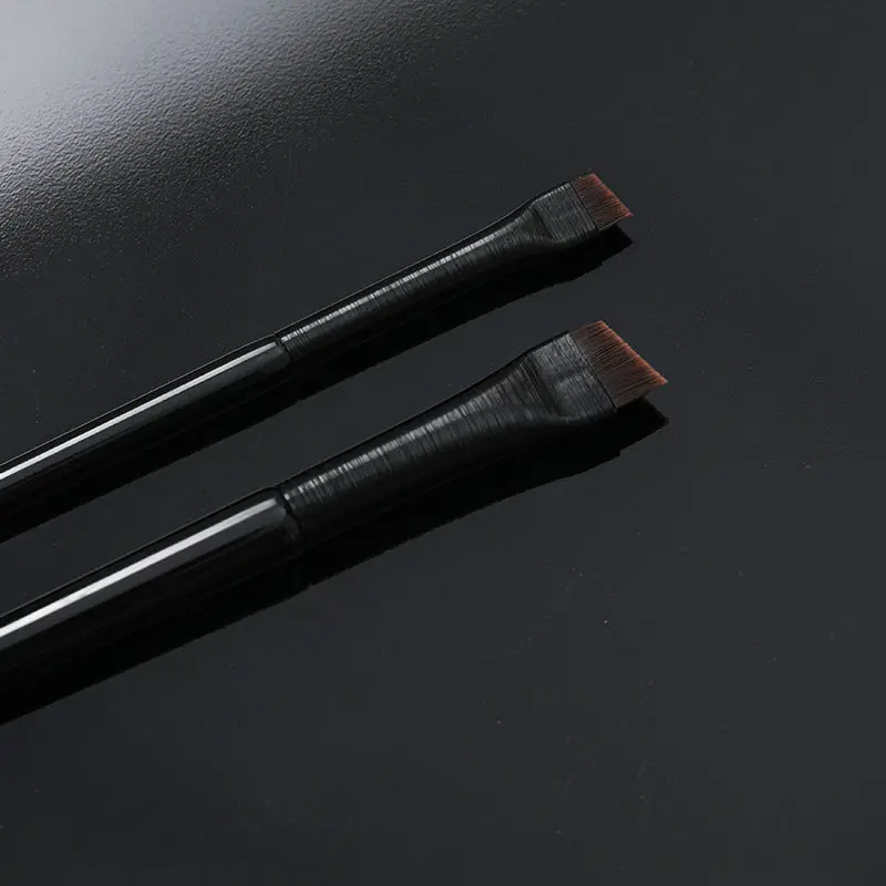 1pc Super Thin Angled liner Make up brush Eye brow Synthetic hair Makeup brushes Fine Eyebrow sharp cosmetic tools Professional