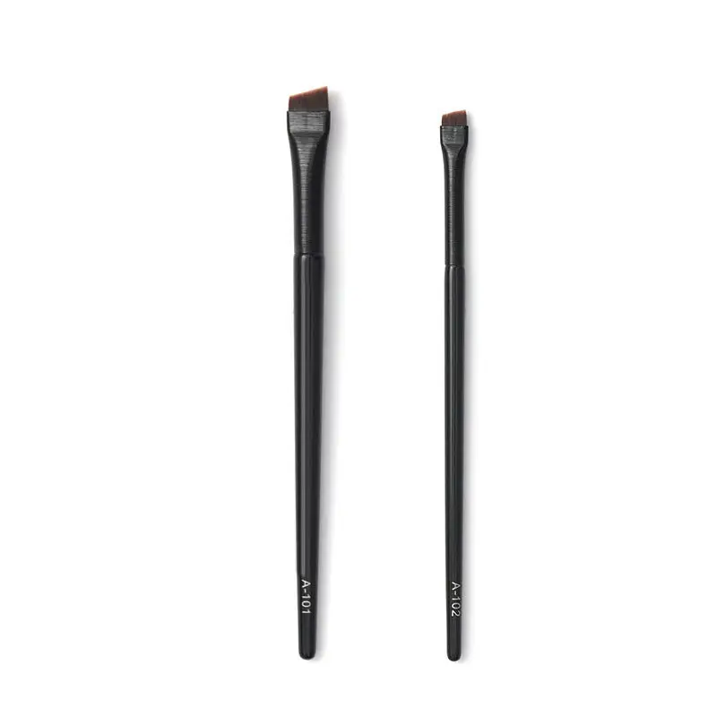 1pc Super Thin Angled liner Make up brush Eye brow Synthetic hair Makeup brushes Fine Eyebrow sharp cosmetic tools Professional