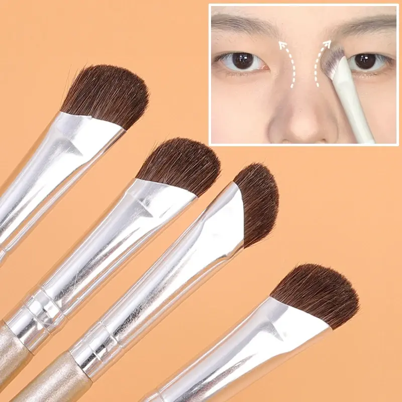 Flat Angled Nose Shadow Makeup Brushes Professional Soft Eyeshadow Nose Contouring Brushes Professional Beauty Cosmetics Tools