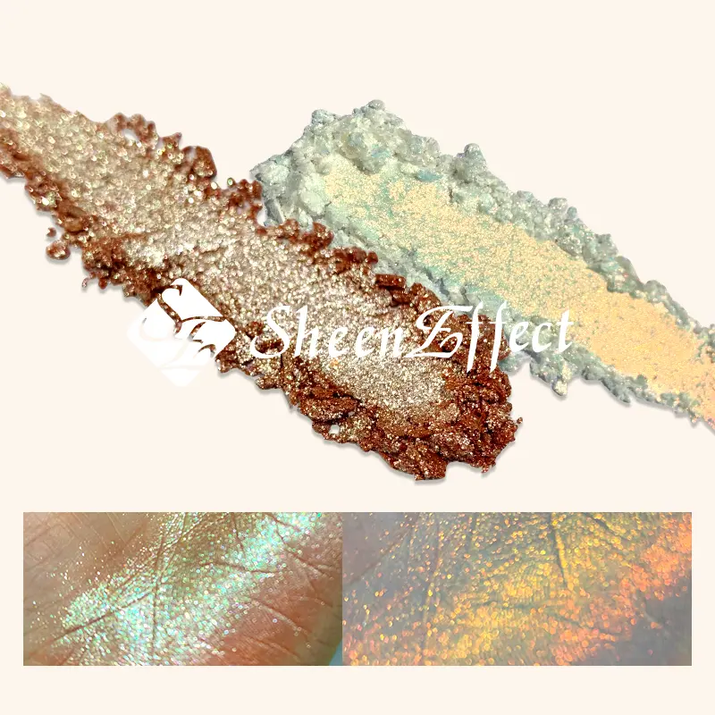 Sheeneffect High Pigmented Quality Cosmetic Most Sparkling Optical Monochrome Chameleon палетка теней