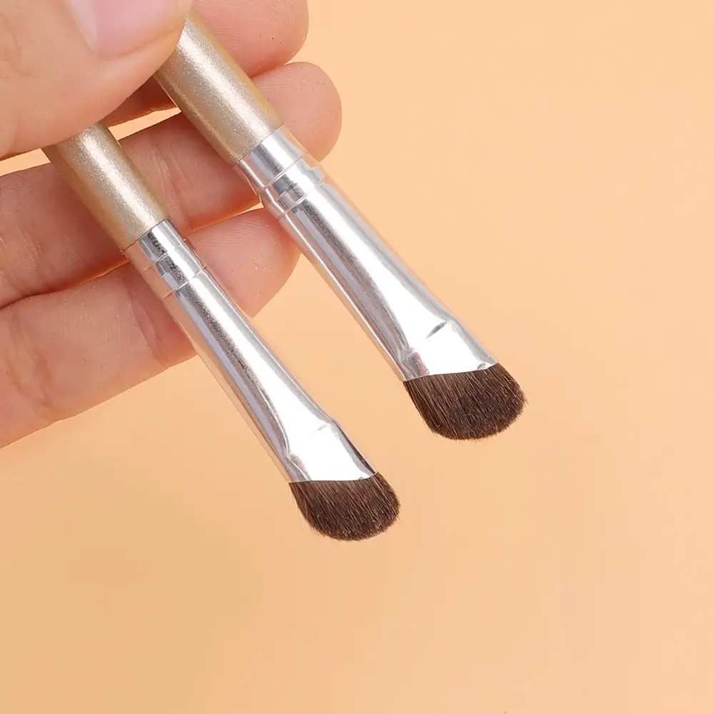 Flat Angled Nose Shadow Makeup Brushes Professional Soft Eyeshadow Nose Contouring Brushes Professional Beauty Cosmetics Tools