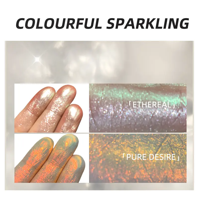 Sheeneffect High Pigmented Quality Cosmetic Most Sparkling Optical Monochrome Chameleon палетка теней