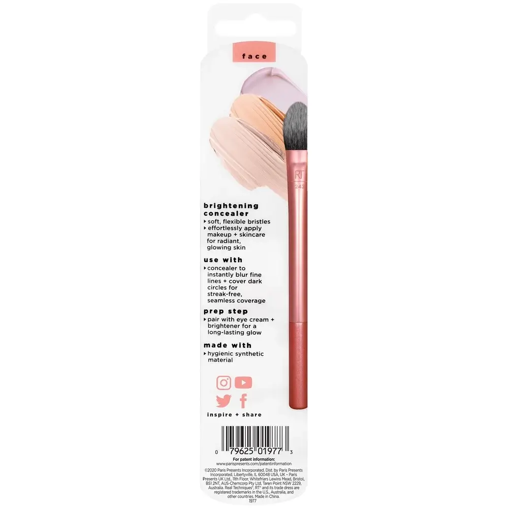 Brightening Concealer Brush Kitten Paw Shape Eye Cream Applicator Long Lasting Makeup Ultraplush Bristles 100% Vegan Reusable