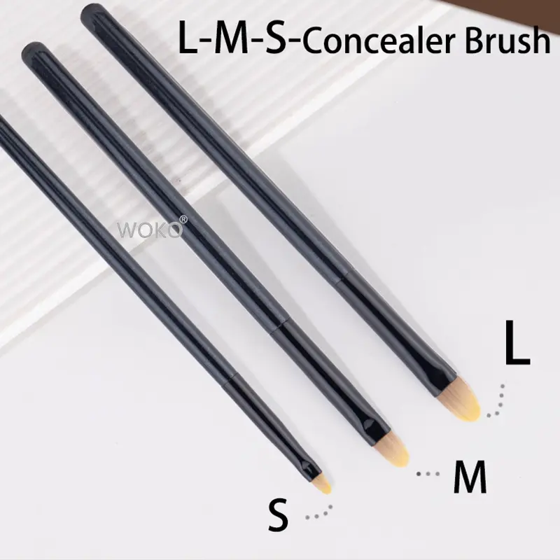 New Upgrade Tongue Type Concealer Brush High-quality Microfiber Lip Line Brush  Large Middle and Small Concealer Makeup Tools