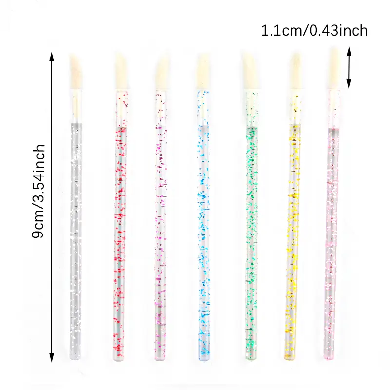 Lanjinglin 5/50 Pcs Disposable Lip Brush Makeup Brushes Lipstick Applicator Wands Eyelashes Extension Tool Beauty Accessories