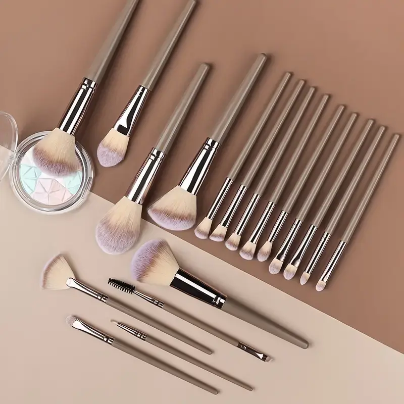 3-20PCS Makeup Brushes Set Eyeshadow Fluffy Foundation Concealer Blush Highlighter Storage Box Female Cosmetics Beauty Tools