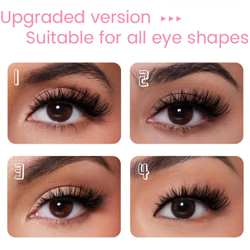Lashes Clusters Set Extensions Kit Fake eyelashes Mix Lash Clusters with Lash Bond Seal and Lash Applicator Tool Makeup