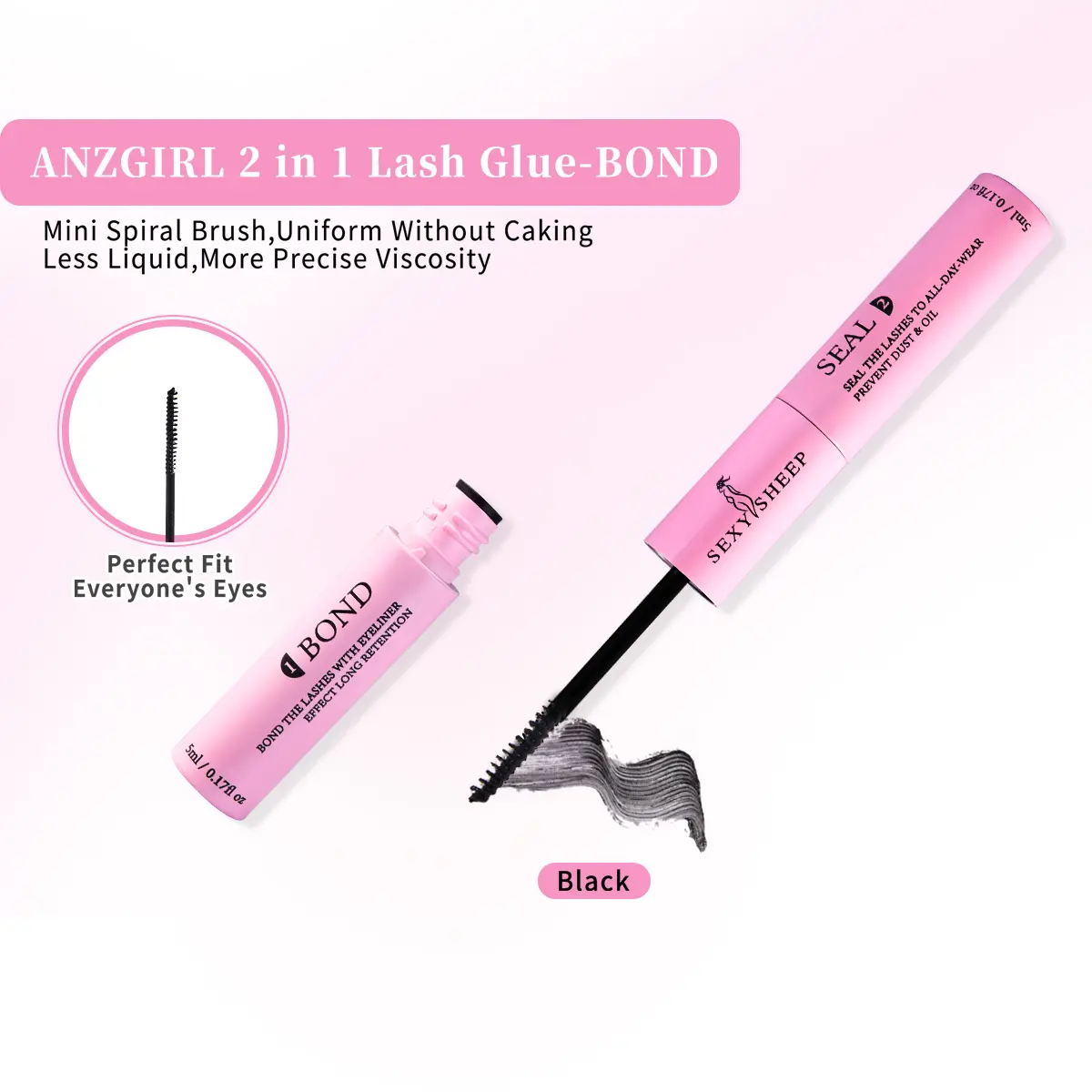 Individual Eyelash Clusters Kit 60D80D100D Fluffy Natural Look DIY Long Lasting Eyelashes Extension Kit Natural Clusters