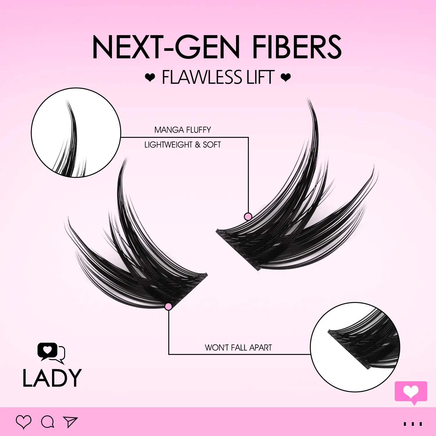 WOSHEER Cluster lashes kit Wispy Eyelash Clusters 144pcs 8-18mm Cluster Eyelash Extensions Natural Volume Lash Extensions DIY
