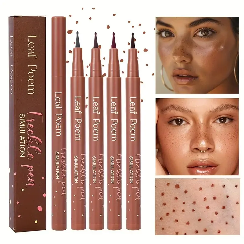 1pc Face Fake Freckles Pen Natural Waterproof Lifelike Fake Freckles Pen for Long Lasting Look Dot Spot Pen Makep Tool Cosmetic