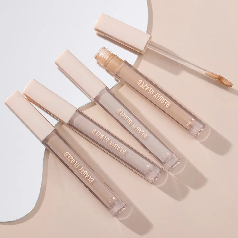Beauty Glazed Full Coverage Concealer Lightweight Long-Lasting Corrects Covers Hydrates Highlights Satin Finish All-Day Wear