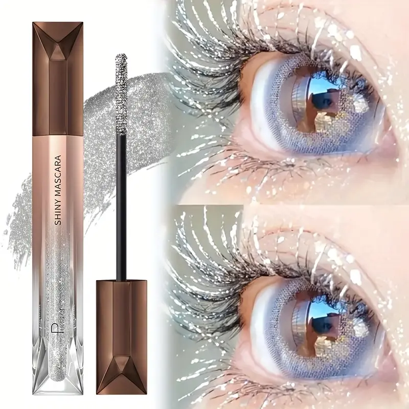 1pc Colored Mascara, Pearlized Fine Shimmer, -Easy to Apply, Non-Clumping, Volumizing, Lengthening & Curling Mascara