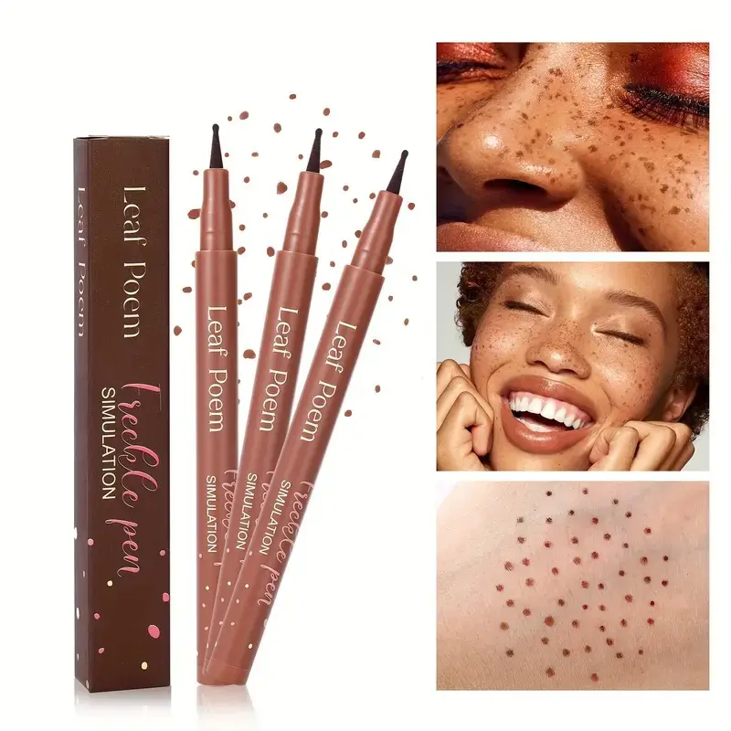 1pc Face Fake Freckles Pen Natural Waterproof Lifelike Fake Freckles Pen for Long Lasting Look Dot Spot Pen Makep Tool Cosmetic