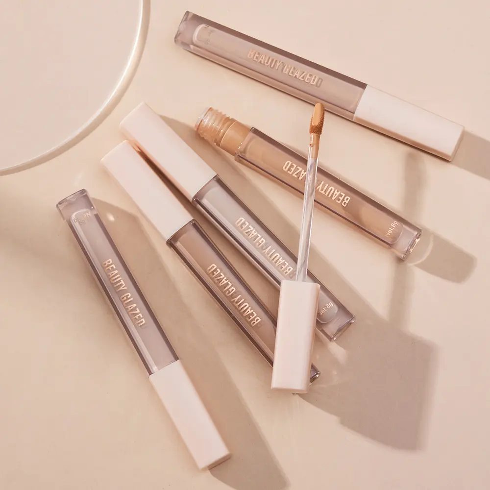 Beauty Glazed Full Coverage Concealer Lightweight Long-Lasting Corrects Covers Hydrates Highlights Satin Finish All-Day Wear