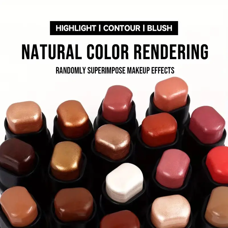 Moisturizer Contour Concealer Foundation Waterproof Face Corrector Full Cover Dark Circles Contour Stick Primer Pen Cosmetics