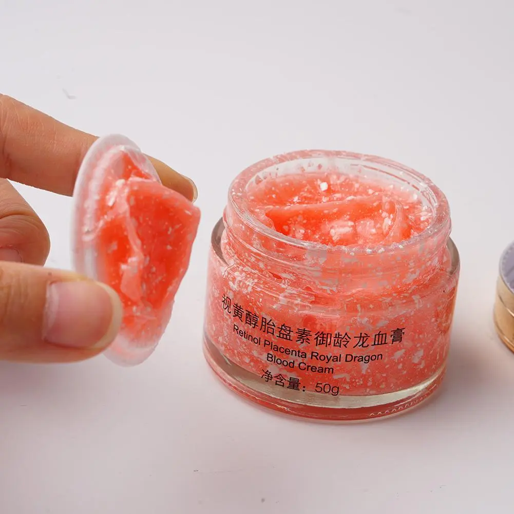 Dragons Blood Easy Cream, Retinol Placenta Dragon Blood Face Cream, Anti Wrinkle Cream For Women Rejuvenate Skin Care 50g