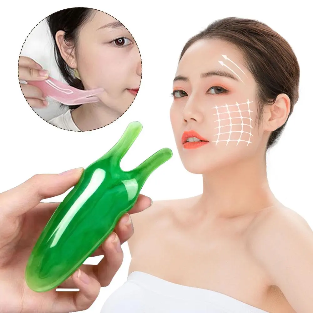 Resin Nasal Scraper Face Scraping Massage Plate Reduce Puffiness Nose Acupressure Massage Face Care Tool