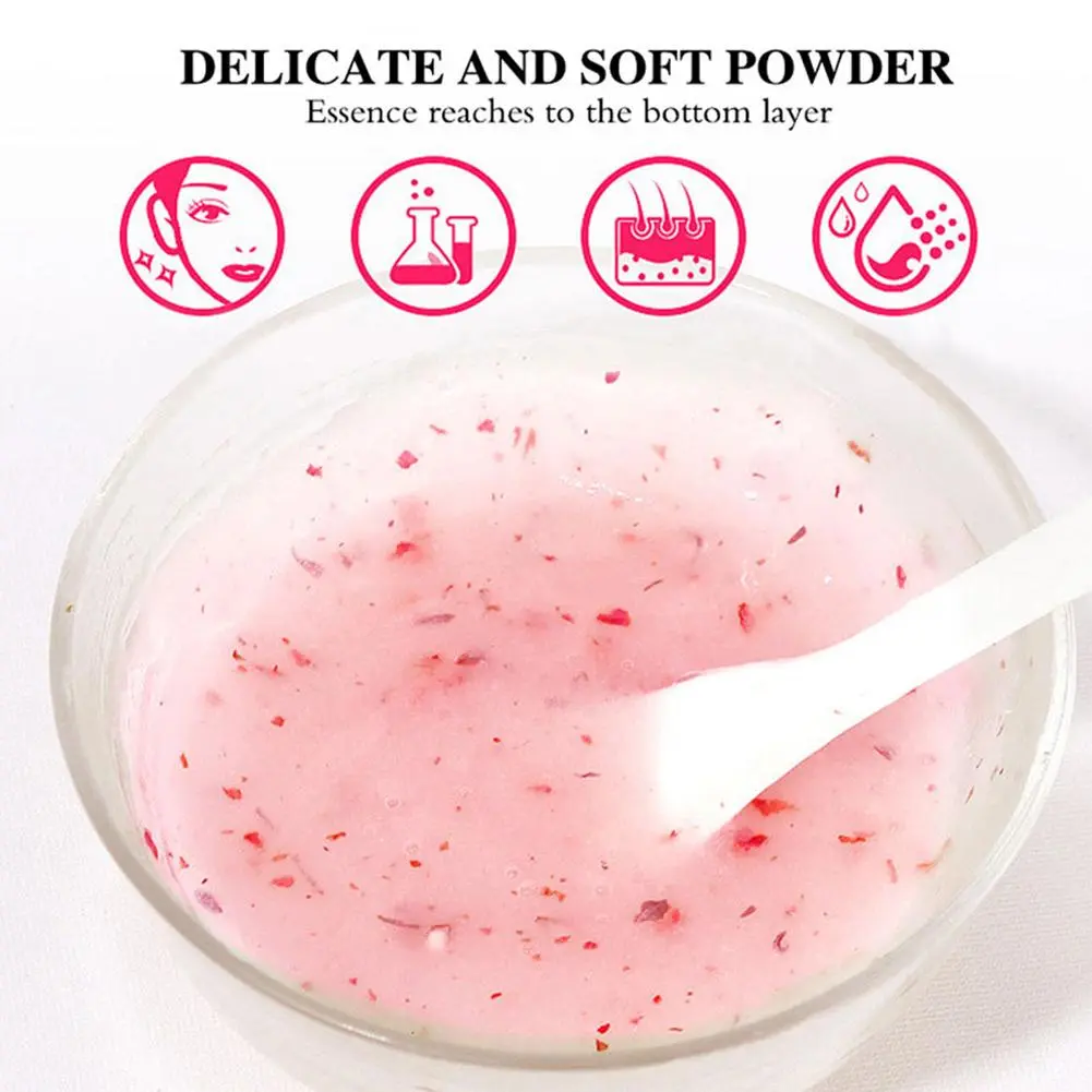 350g Jelly Mask Powder for Facial Rose Mint Tea Tree Masks Peel Off Crystal Collagen Jelly Mask for Face Mask Skin Care