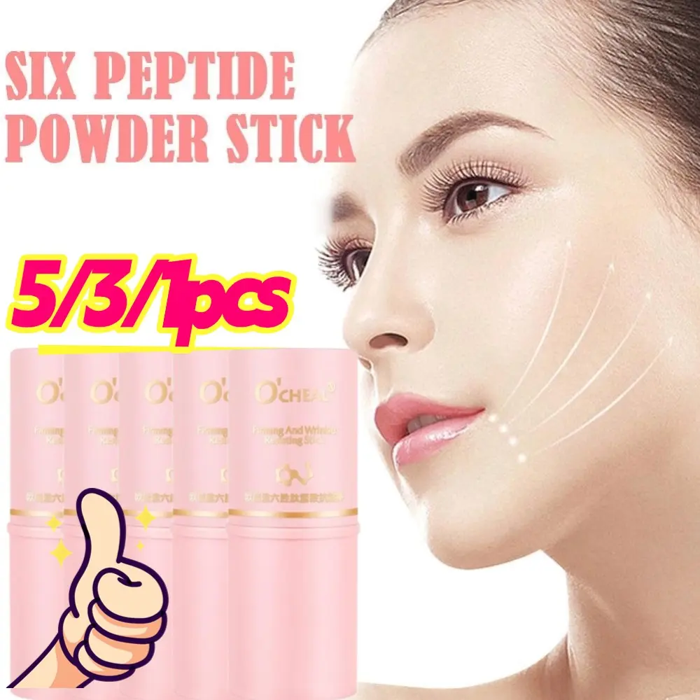 Facial Hydrating Stick Deeply Moisturizer Face Primer Stick Collagen Boosting Moisture Balm Stick Six Peptides Face & Eye Care