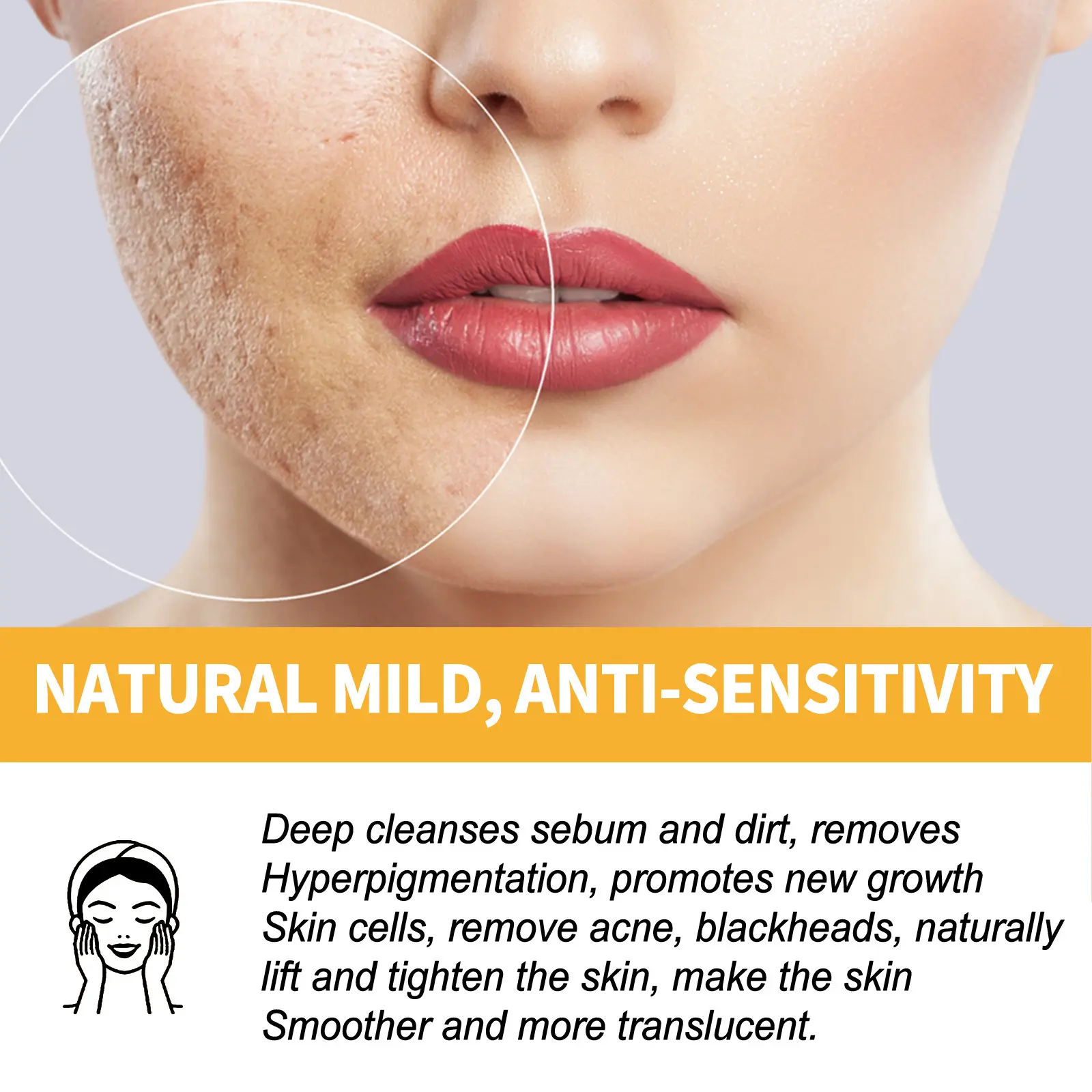EELHOE Honey Tearing Mask Remove Blackheads Smooth Face Purifying Mask Moisturizing Skin Care Oil Control Peel off Face Mask 60g