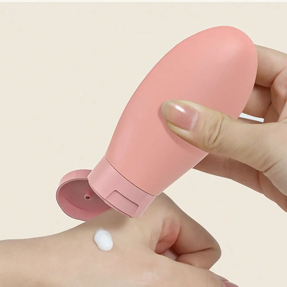 3 Pieces Silicone Travel Bottle Set Accessories Refill Extrusion Container, Shampoo, Lotion, Toiletries, Replacement Bottles liu