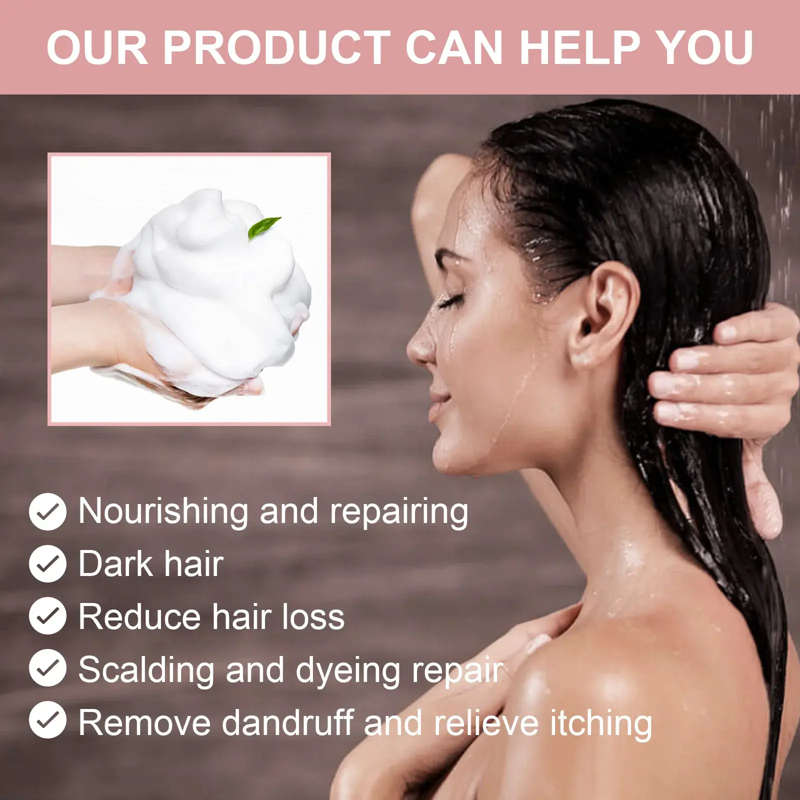 Polygonum Soap Prevents Hair Loss Promotes Hair Growth Nourishing Volumizing Shampoo Soap Hair Care Hair Darkening Soap Bar 100g