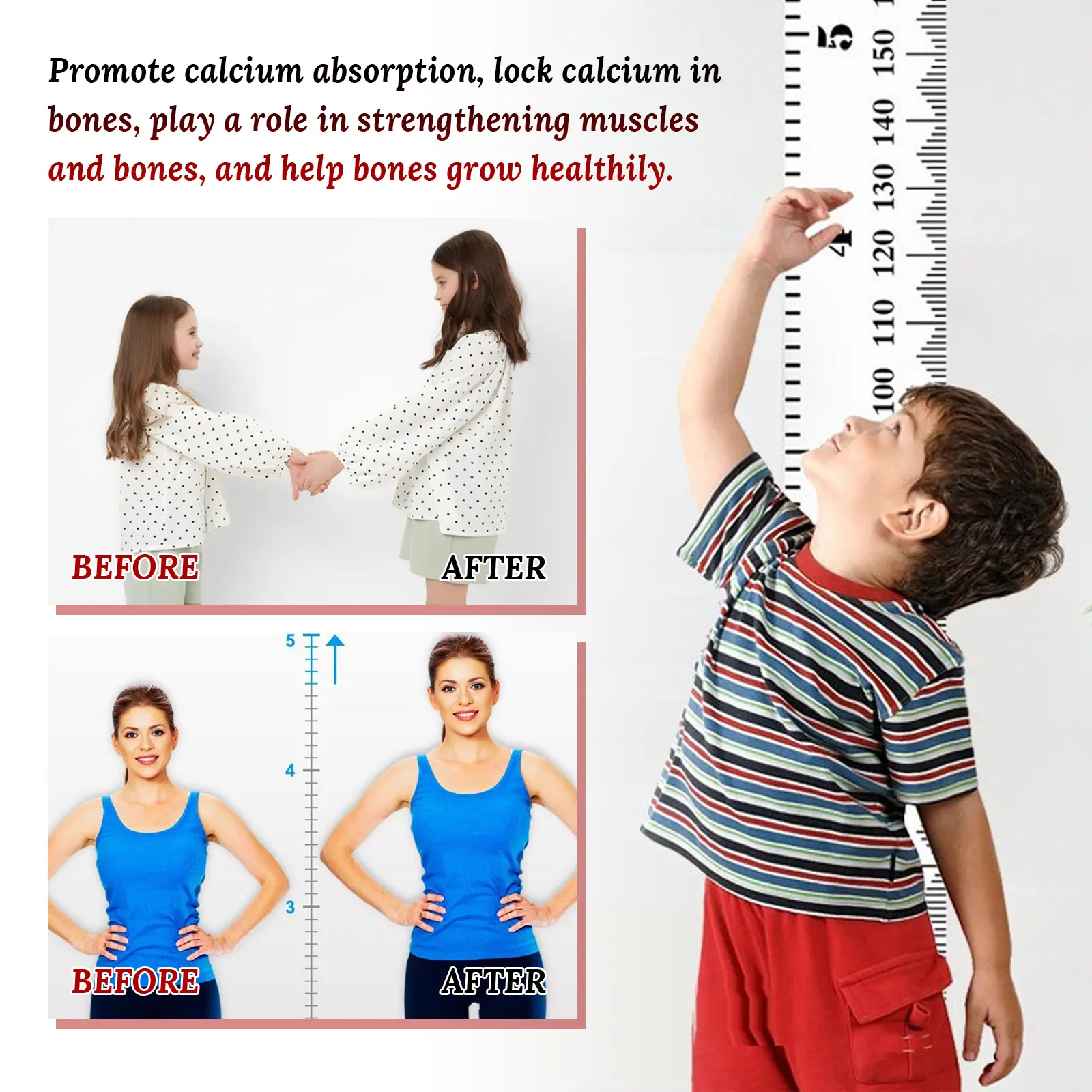 Herbal Height Increase Foot Patch Heightening Booster Conditioning Body Growth Patches Adult Children Height Enhancer Stickers
