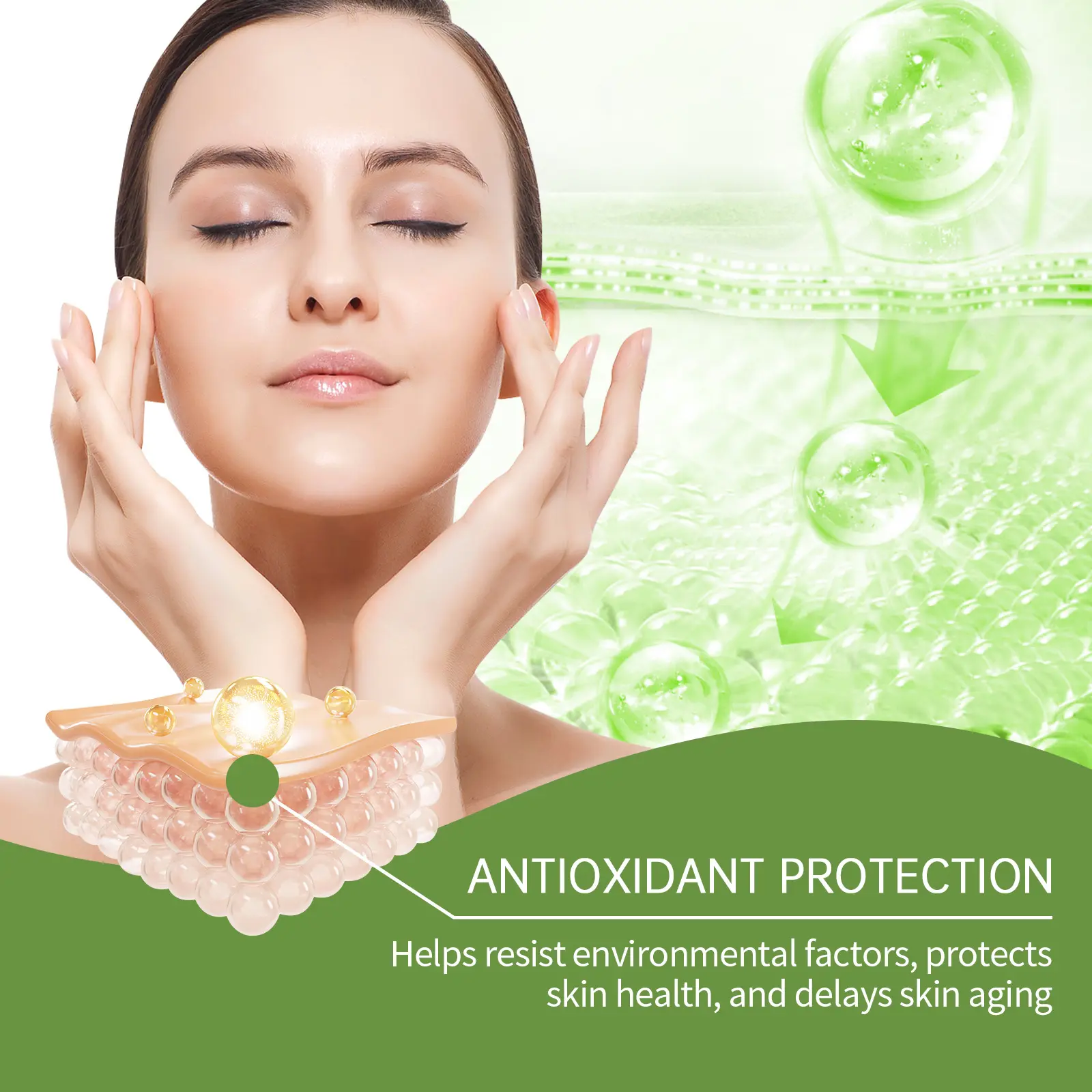 EELHOE Aloe Vera Moisturizing Oily Skin Lightening Serum Increase Skin Elasticity Smooth Hyaluronic Acid Brightening Face Serum