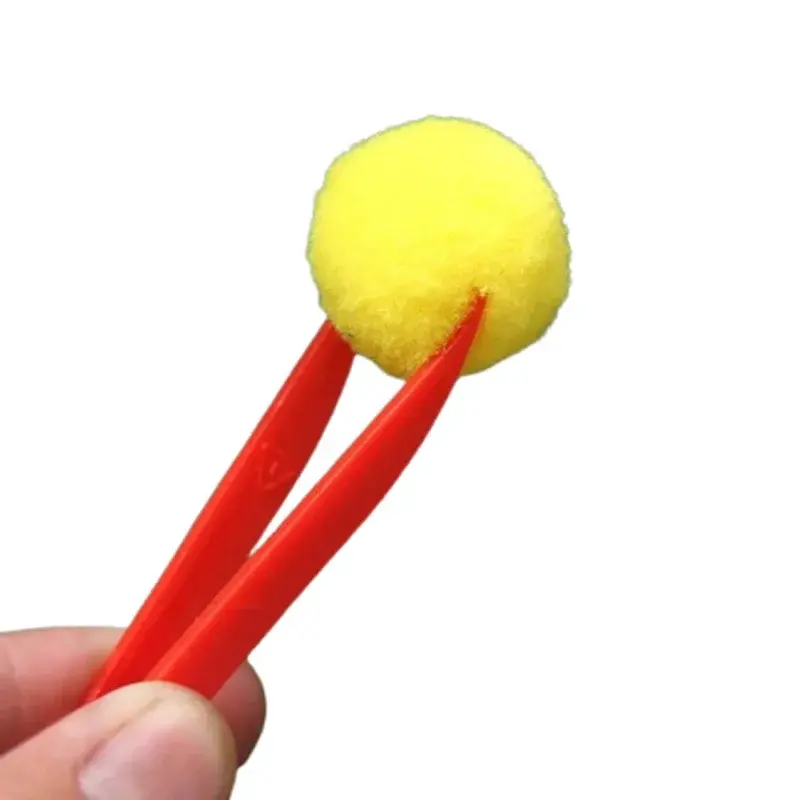 50pcs Disposable Tweezers Plastic Medical Small Tweezer Small Beads Clip For DIY Jewelry Making Kids Clips Hand Repair Tools