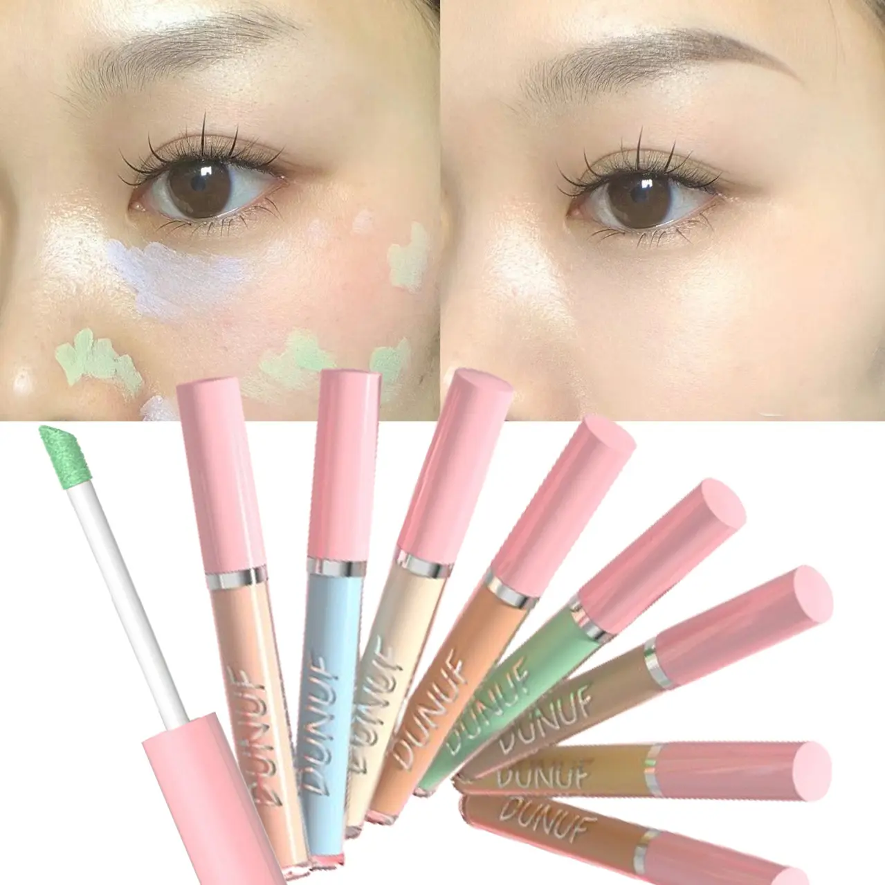 Waterproof Liquid Concealer Stick Foundation Makeup Moisturizer Orange Green Cover Acne Dark Circles Face Contour Cream Cosmetic