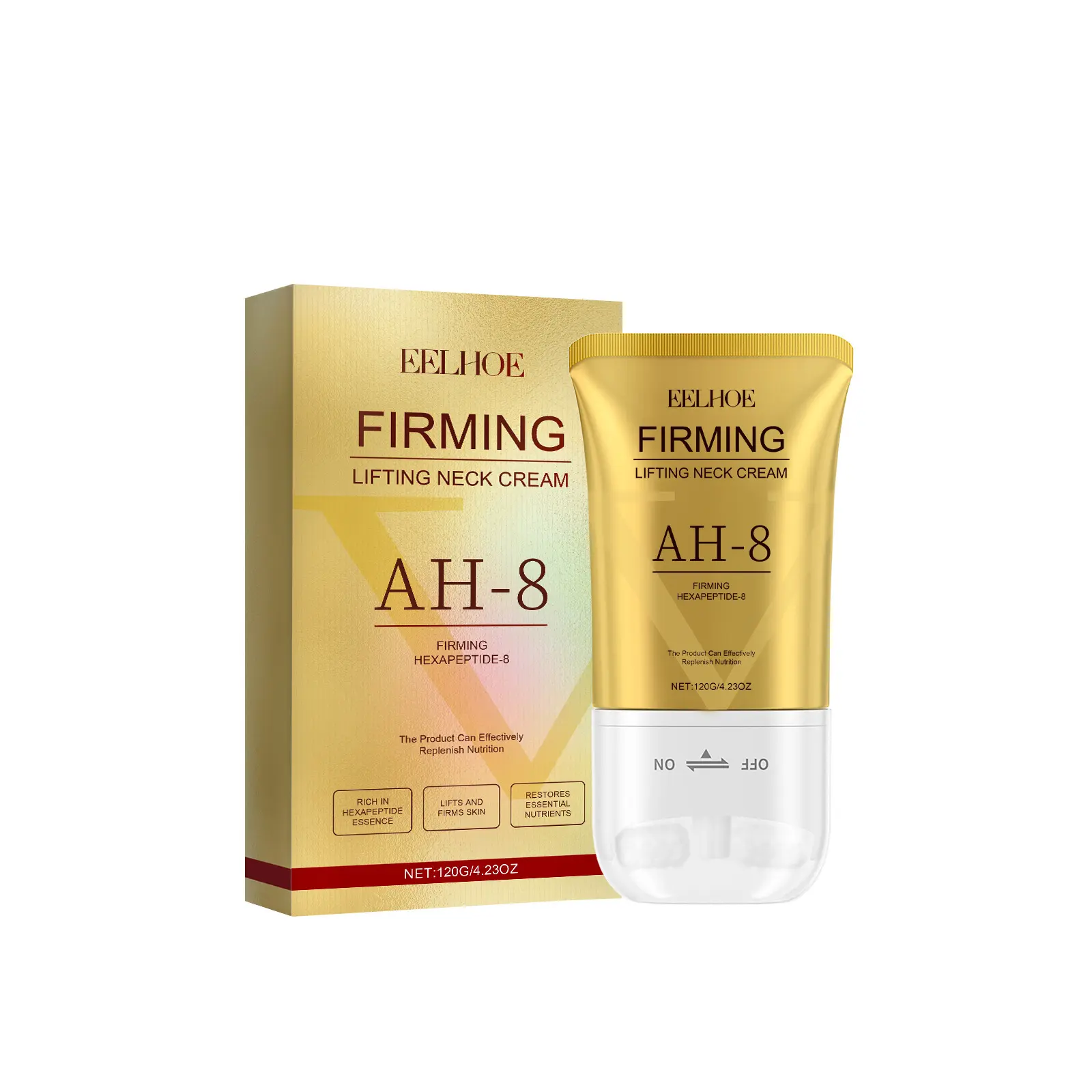 EELHOE Neck Firming Cream Neck Wrinkles Remover Crepey Skin Repair Treatment Nourishing Hyaluronic Acid Tighten Lift Neck Cream