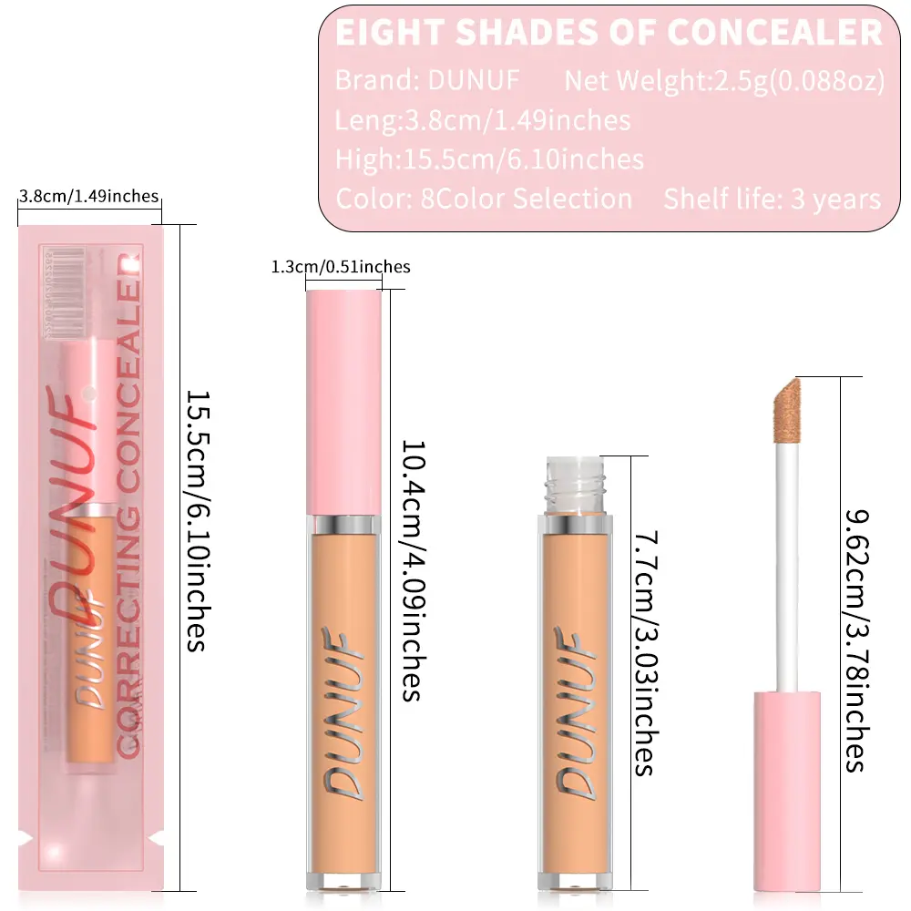 Waterproof Liquid Concealer Stick Foundation Makeup Moisturizer Orange Green Cover Acne Dark Circles Face Contour Cream Cosmetic