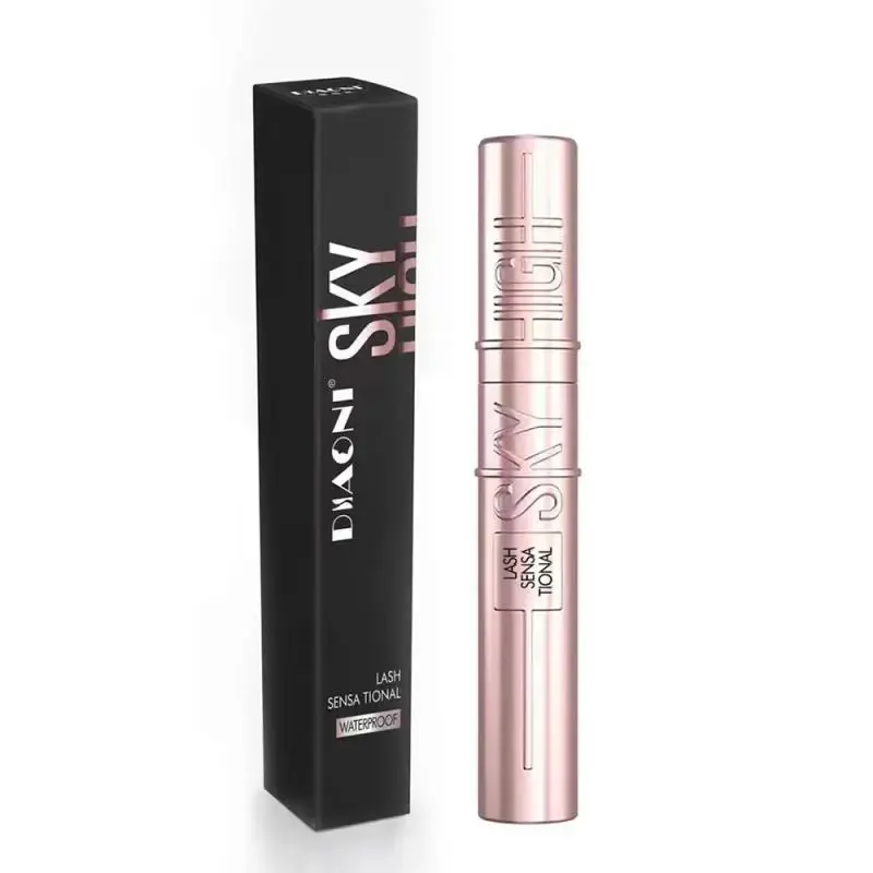 DIAONI Sky-high Thick Curling Mascara Natural Nude Makeup Extremely Fine Waterproof Non-smudge Long-lasting Slim Mascara