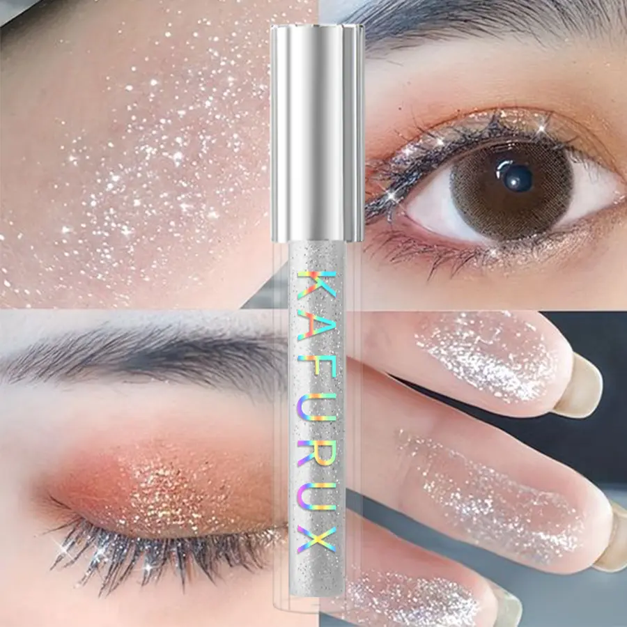 1PC Diamond Mascara Shining Sweet Proof Glitter Eyelashes Quick Dry Lasting Curling Thick Mascara Shimmer Makeup Eye Cosmetics