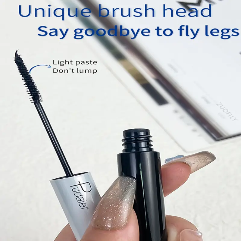 Fashion White Mascara Makeup 4D Silky Natural Long Lash Mascara Waterproof Mascara Extension Thick Lasting Curling Mascara Rimel