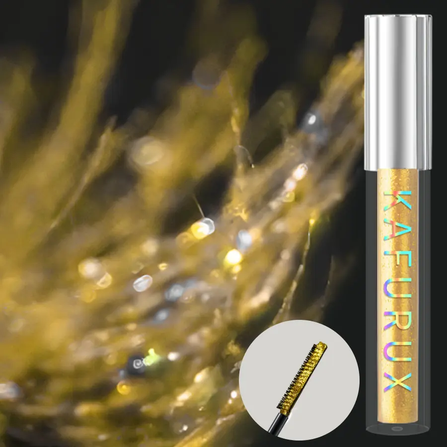 1PC Diamond Mascara Shining Sweet Proof Glitter Eyelashes Quick Dry Lasting Curling Thick Mascara Shimmer Makeup Eye Cosmetics