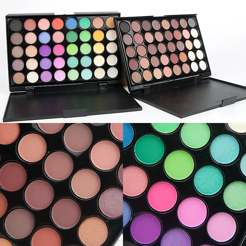 40 Color Matte Eyeshadow Palette Earth Color Shimmer Glitter Earth Eye Shadow Power Set Cosmetic Makeup Tools Make Up