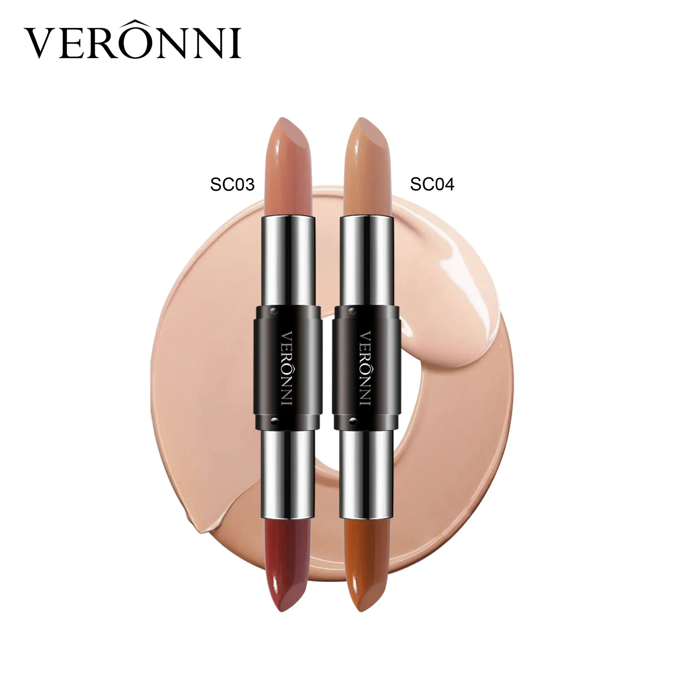 4 Colors High Quality Professional Makeup Base Foundation Cream for Face Concealer Contouring for Face Beauty Women's Cosmetics