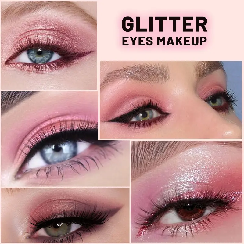 9-Color Matte Eye Shadow Palette Shimmer Rose Pink Color Pearly  Eyeshadow Make-up for Women Nude Cosmetics Korean Makeup