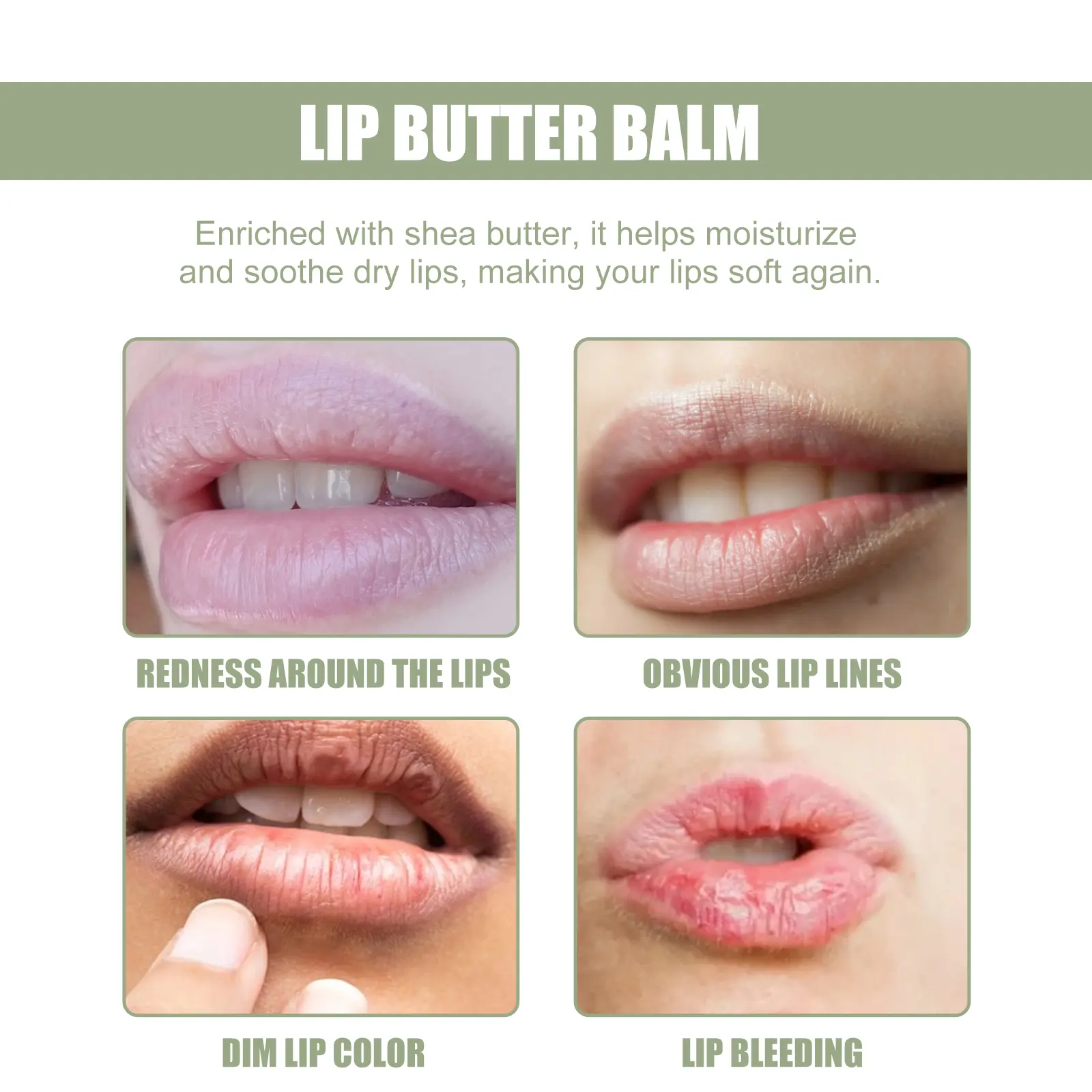 Moisturizing Lip Balm Lip Shine Hydration Sheer-Tinted Soothing Lip Care Smoothing Lip Lines Lip Care Makeup Tools & Accessories