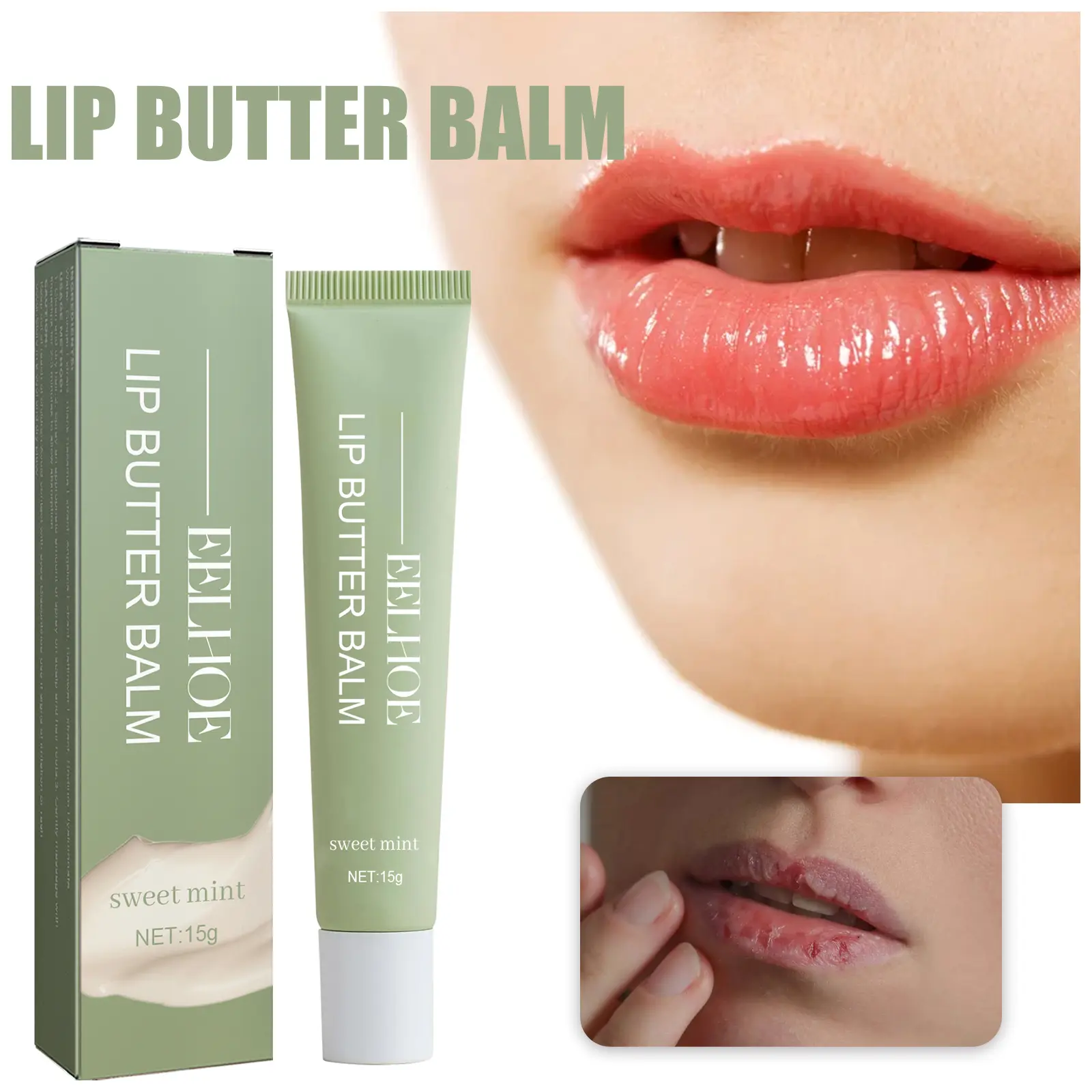 Moisturizing Lip Balm Lip Shine Hydration Sheer-Tinted Soothing Lip Care Smoothing Lip Lines Lip Care Makeup Tools & Accessories