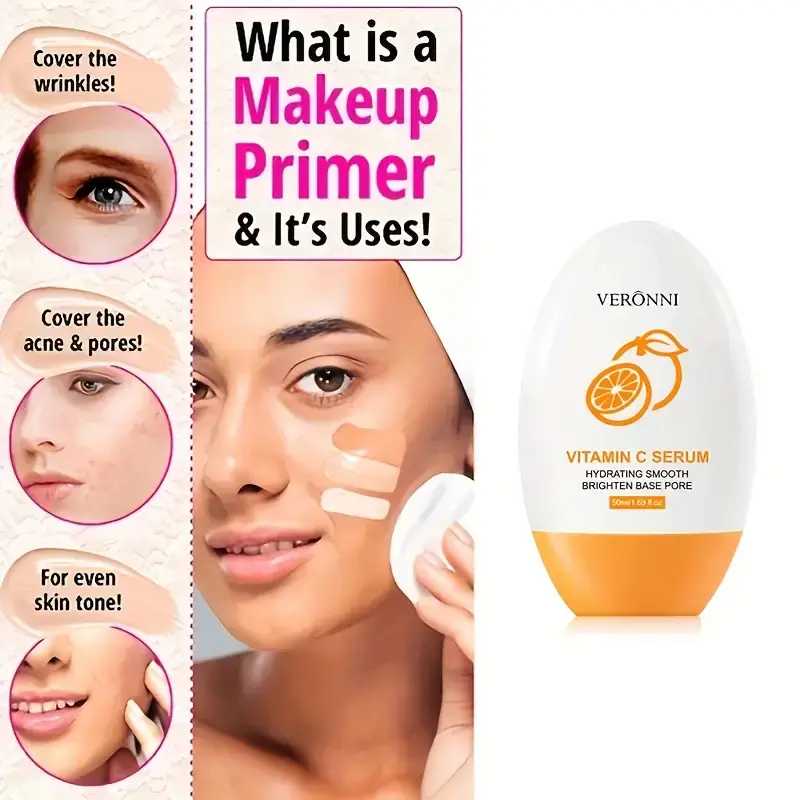 Invisible Pore Makeup Primer Oil-Control Pre Makeup Base Cream - Sheer Hydrating Barrier Primer Lock for a Soft, luminous Finish