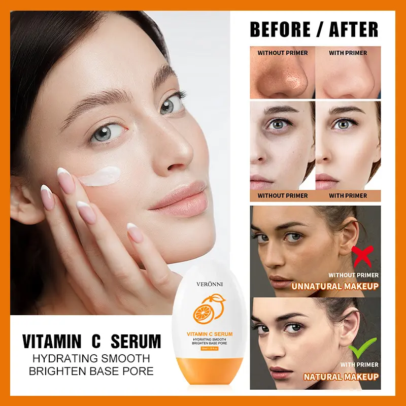 Invisible Pore Makeup Primer Oil-Control Pre Makeup Base Cream - Sheer Hydrating Barrier Primer Lock for a Soft, luminous Finish