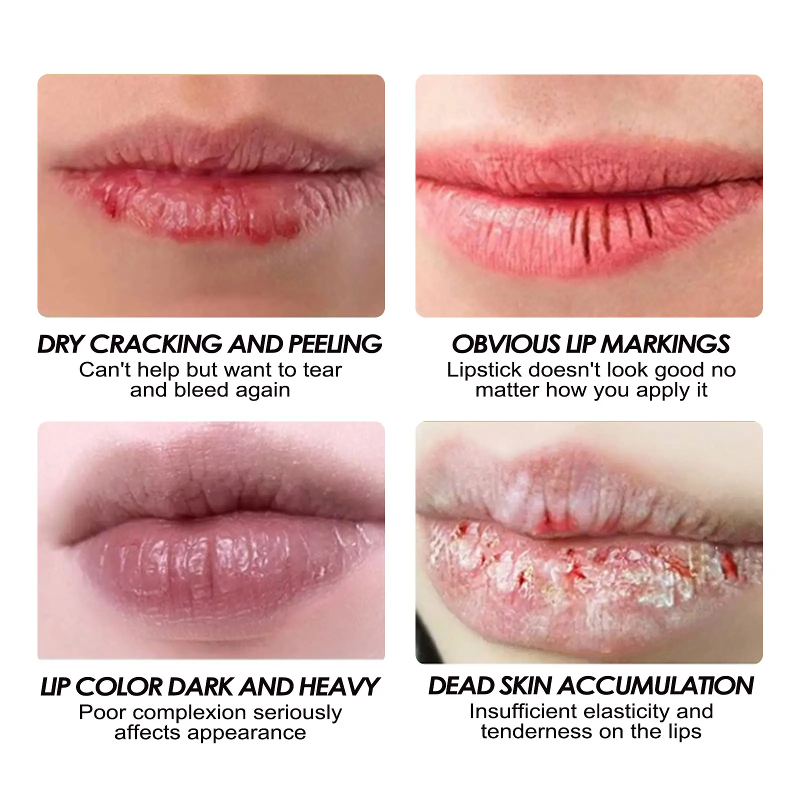 Moisturizing Lip Balm Fade Lip Lines Long Lasting Anti-cracking Prevent Dry Cracking and Peeling Plump Lips Female Makeup Tools