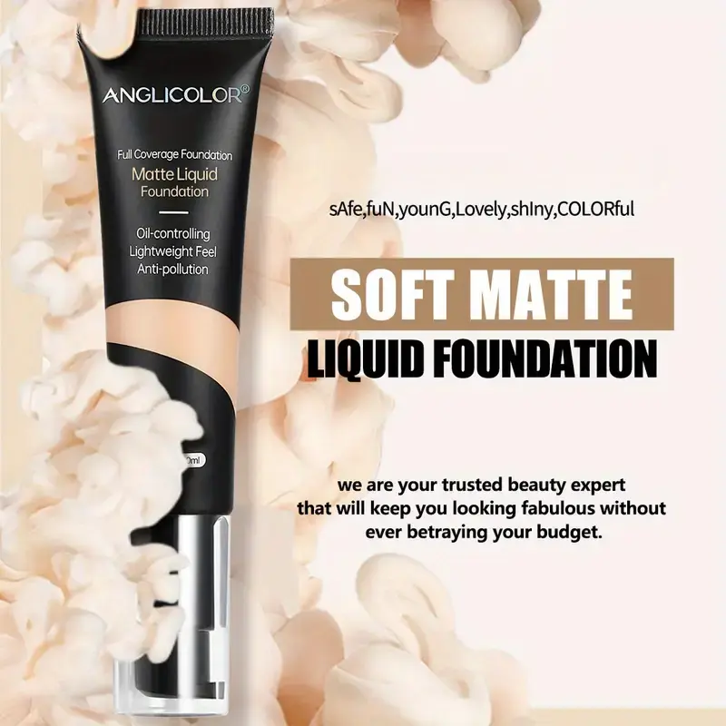 5 Colors Long-Lasting Liquid Concealer for Face and Eyes Concealer for Freckles,Acne Marks,Dark Circles,Moisturizing Foundation
