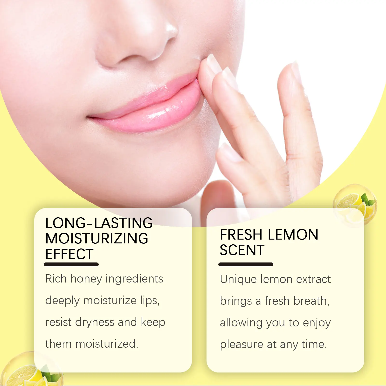 Honey Lipstick Exfoliating Scrub Dark Lips Removal Lip Care to Pink Plumping Gloss Lemon Moisturizing Lip Balm Makeup Cosmetics