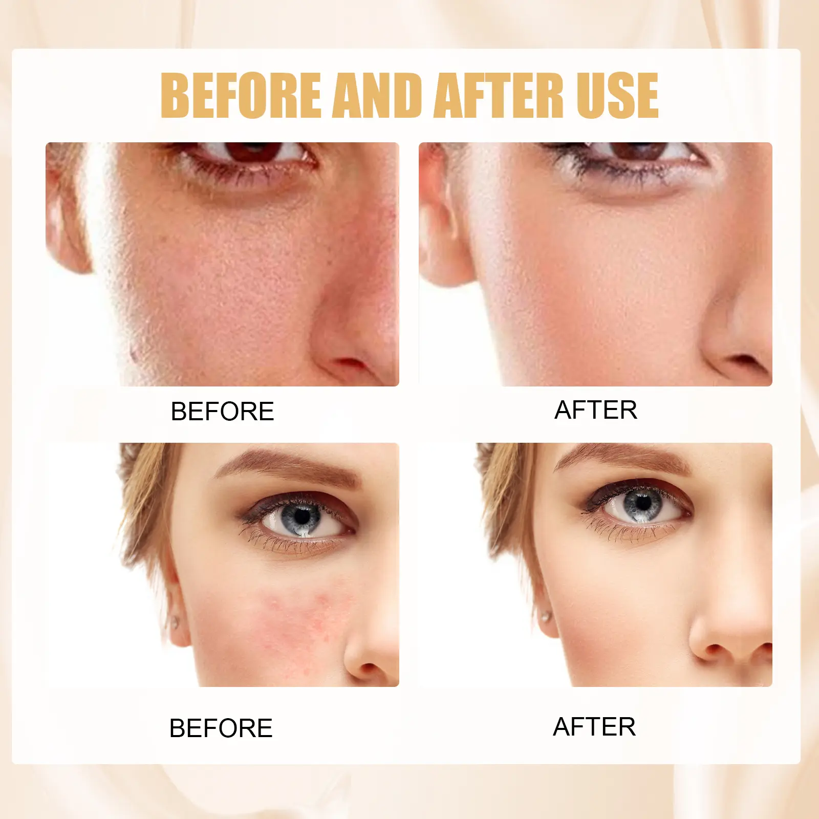 EELHOE 30ml Liquid Foundation Covers Flaws Sunscreen Waterproof Matte Moisturizer Quick Makeup Natural Face Makeup Portable