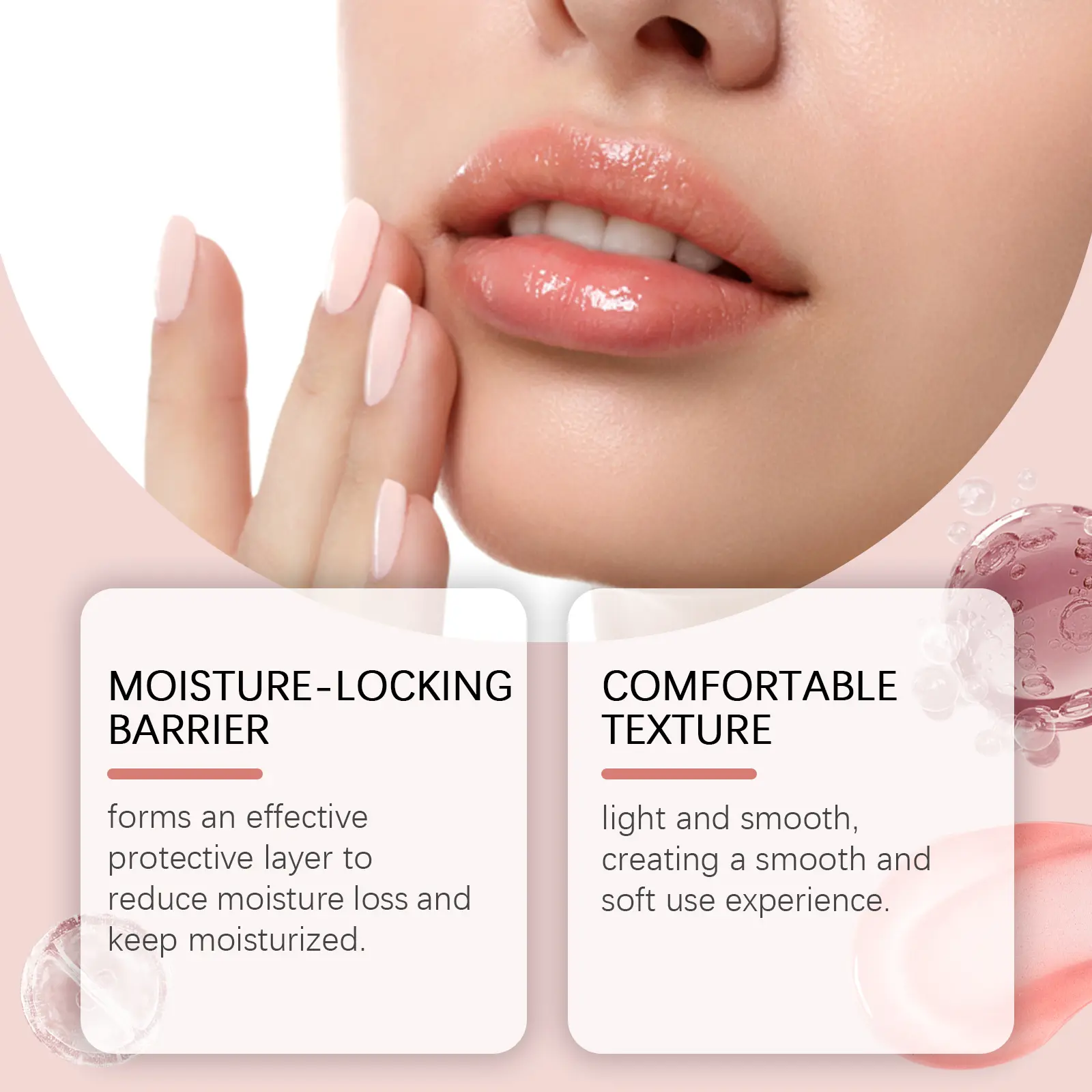 Vitamin E Sakura Lip Moisturizing Gel Supports Dry and flaky lips Moisturizes Lips.Improves Lip Gloss and Lasting Moisturizing