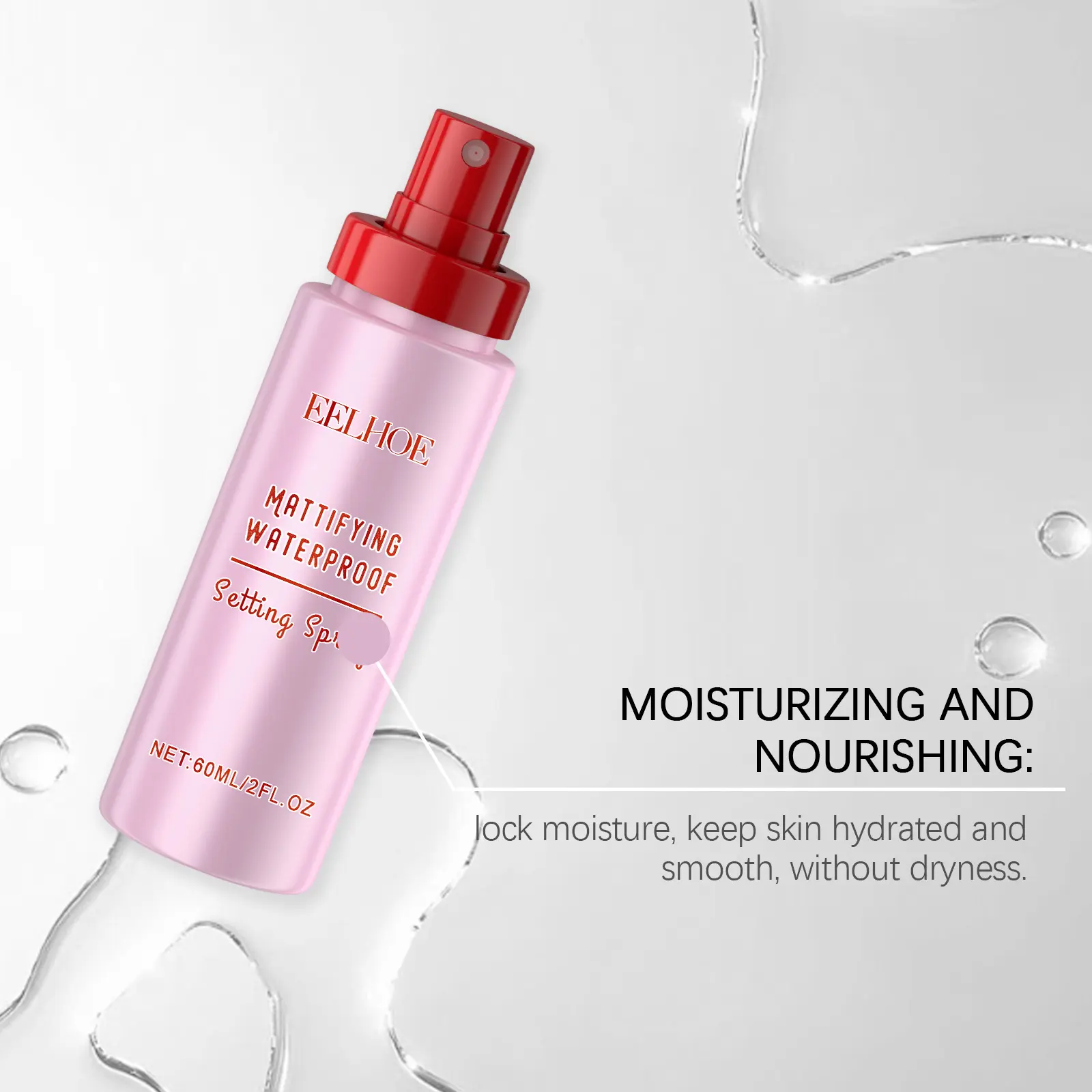 EELHOE Makeup Fixer Spray Moisturizing Face Make up Waterproof Lasting Oil Control Natural Matte Refreshing Makeup Setting Spray
